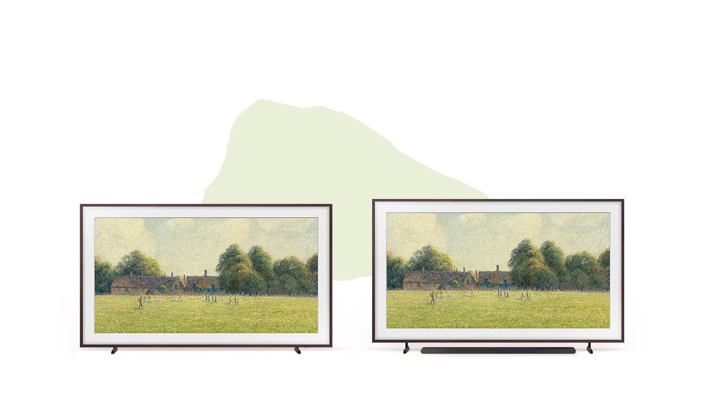 Samsung The Frame QE32LS03F - פתרון קומפקטי ומעוצב Samsung The Frame QE32LS03F בעיצוב קומפקטי לחדר שינה משרד ומטבח