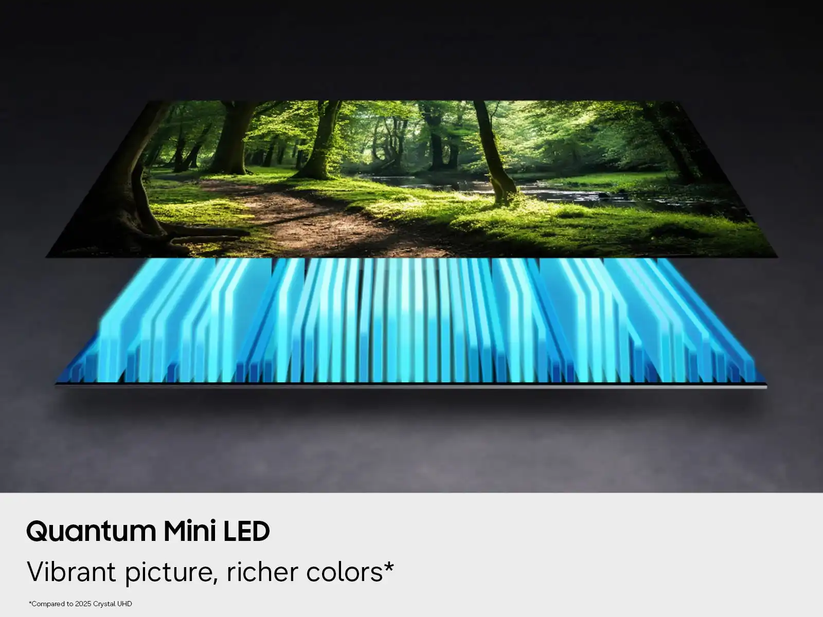 Quantum Mini LED – Samsung QE43QN70H טלוויזיה חכמה Samsung QE43QN70H 43 אינץ׳ Neo QLED 4K – תאורת Quantum Mini LED לניגודיות מדויקת