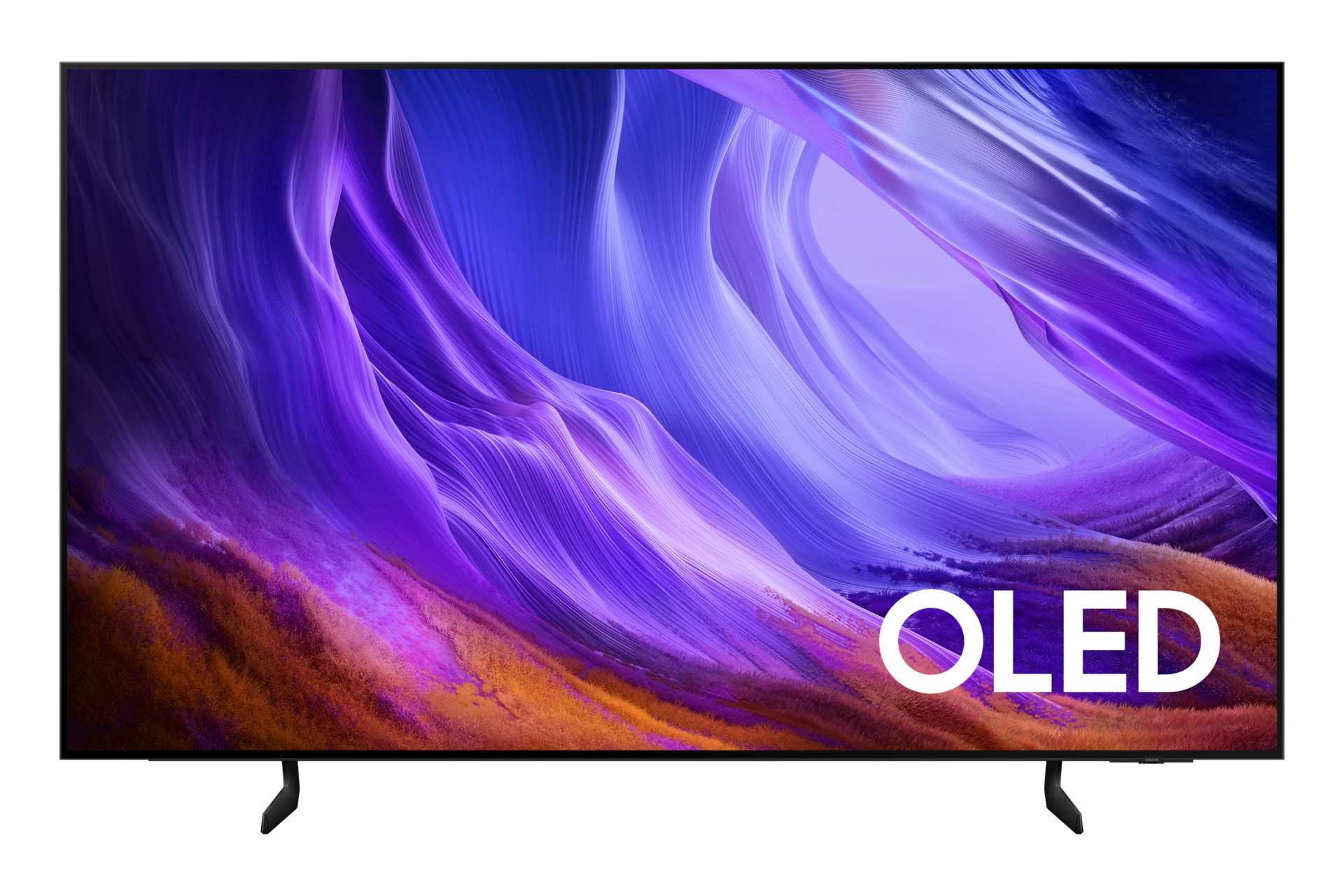 טלוויזיה חכמה Samsung OLED S85H 48 אינץ' דגם QE48S85H במבט חזיתי