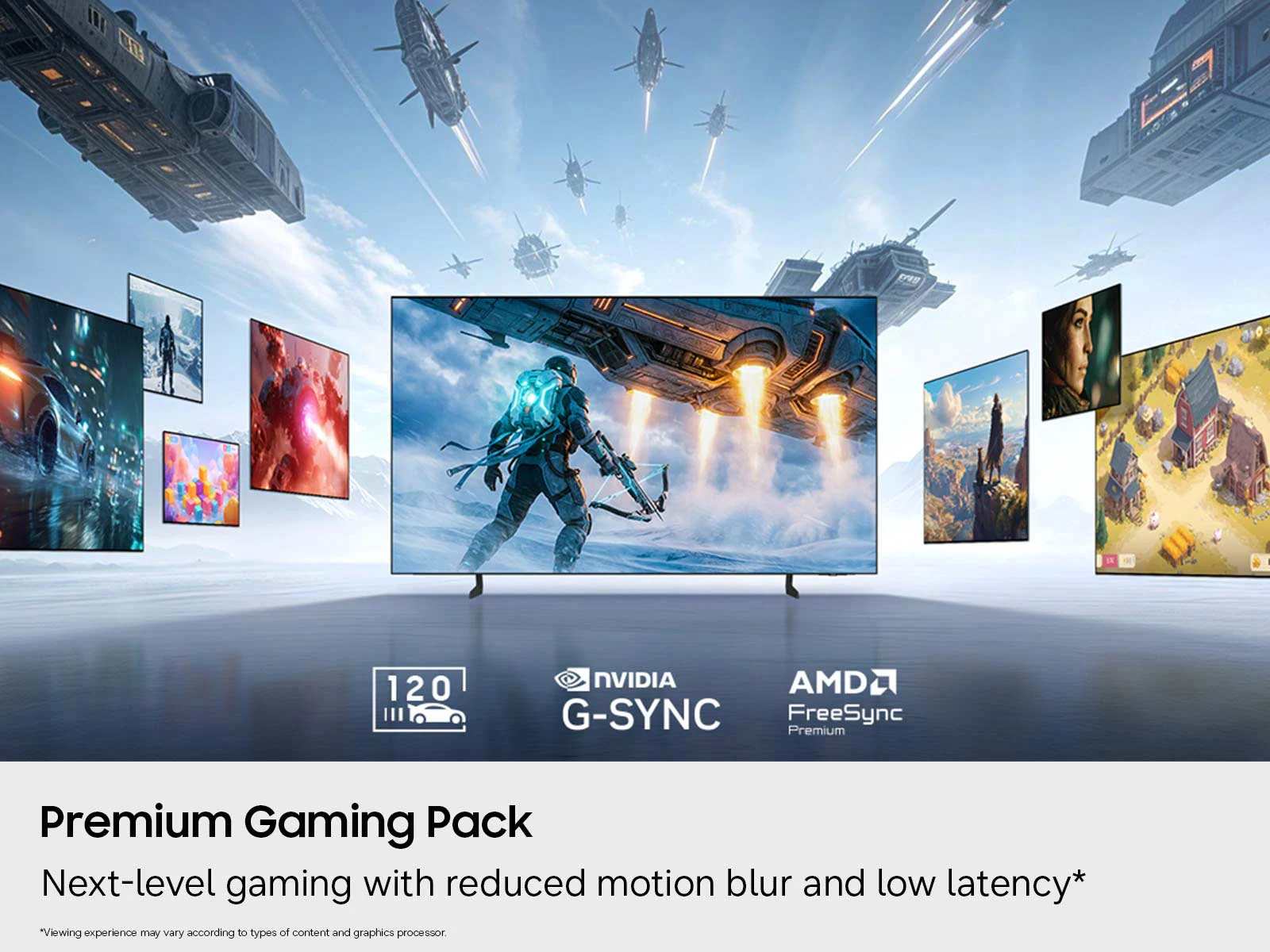 חבילת Premium Gaming Pack בטלוויזיית Samsung S85H 48 אינץ' QE48S85H