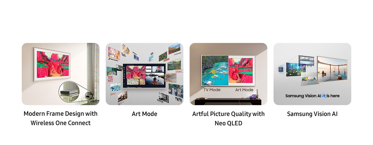 מבט מקרוב על טלוויזיה Samsung The Frame Pro QE65LS03F ותכונותיה המתקדמות