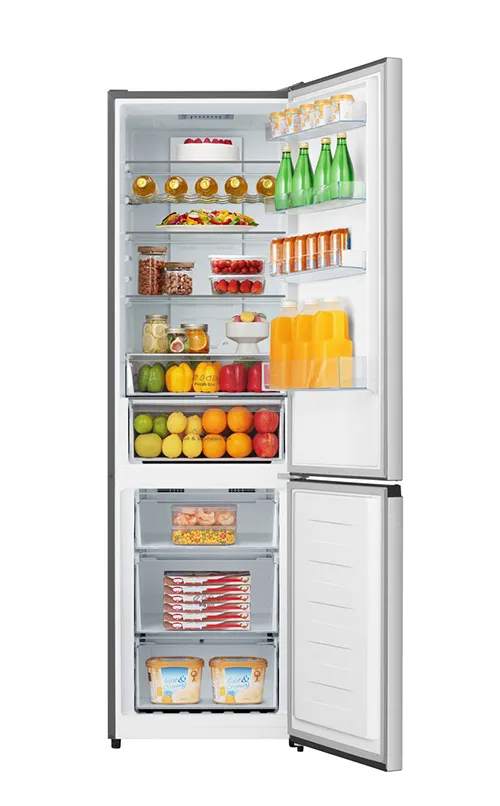 מקרר Hisense RB440N4BCE - תא קירור פנימי מלא במוצרים