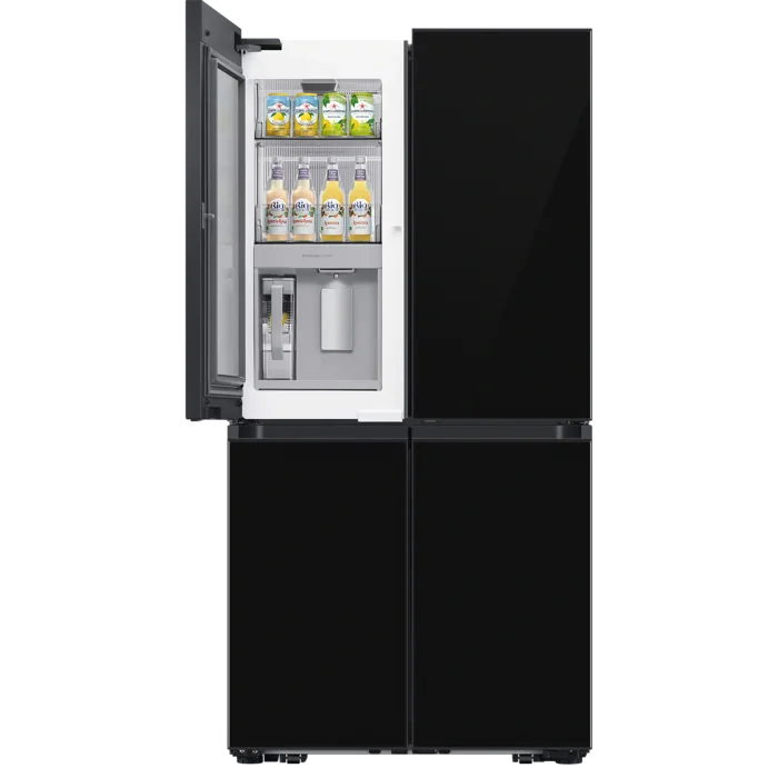 Samsung RF65DB970E22 - גישה לבר מים פנימי Samsung RF65DB970E22 פתיחת דלת צדדית וגישה לבר מים פנימי