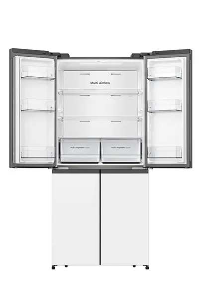 מקרר הייסנס RQ581WG דלת עליונה פתוחה, My Fresh Choice, מדפים פנימיים