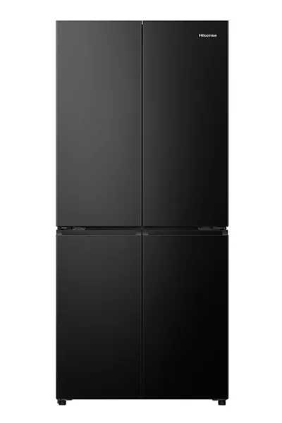 מקרר 4 דלתות Hisense RQ58B בנירוסטה מושחרת, בעל עיצוב יוקרתי ומודרני