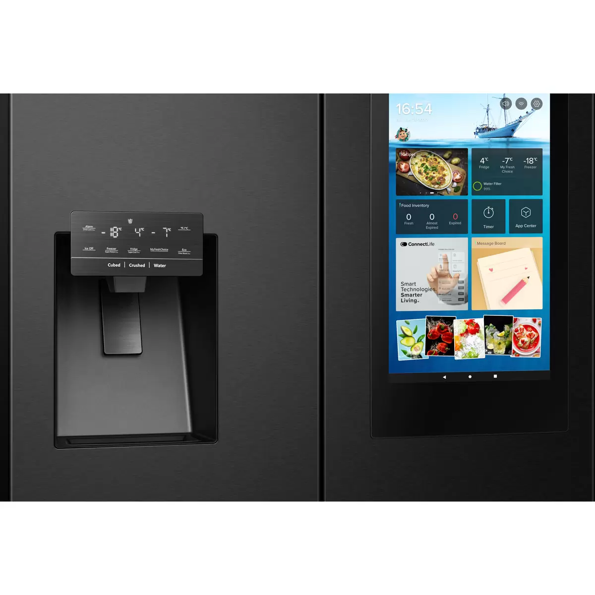 Hisense RQ760N4IFE - Triple Zones ותא My Fresh Choice אזורי קירור במקרר Hisense RQ760N4IFE עם Triple Zones ותא גמיש