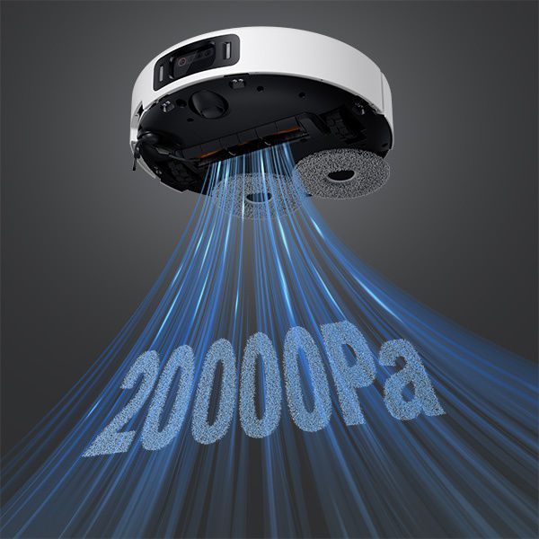 Xiaomi Robot Vacuum 5 Pro בסלון מודרני