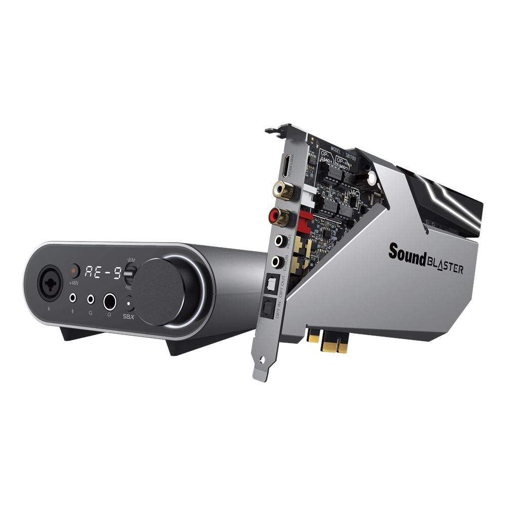 Creative Sound Blaster AE-9 - חוויית האודיו האולטימטיבית למחשב כרטיס קול וממיר DAC יוקרתי Creative Sound Blaster AE-9