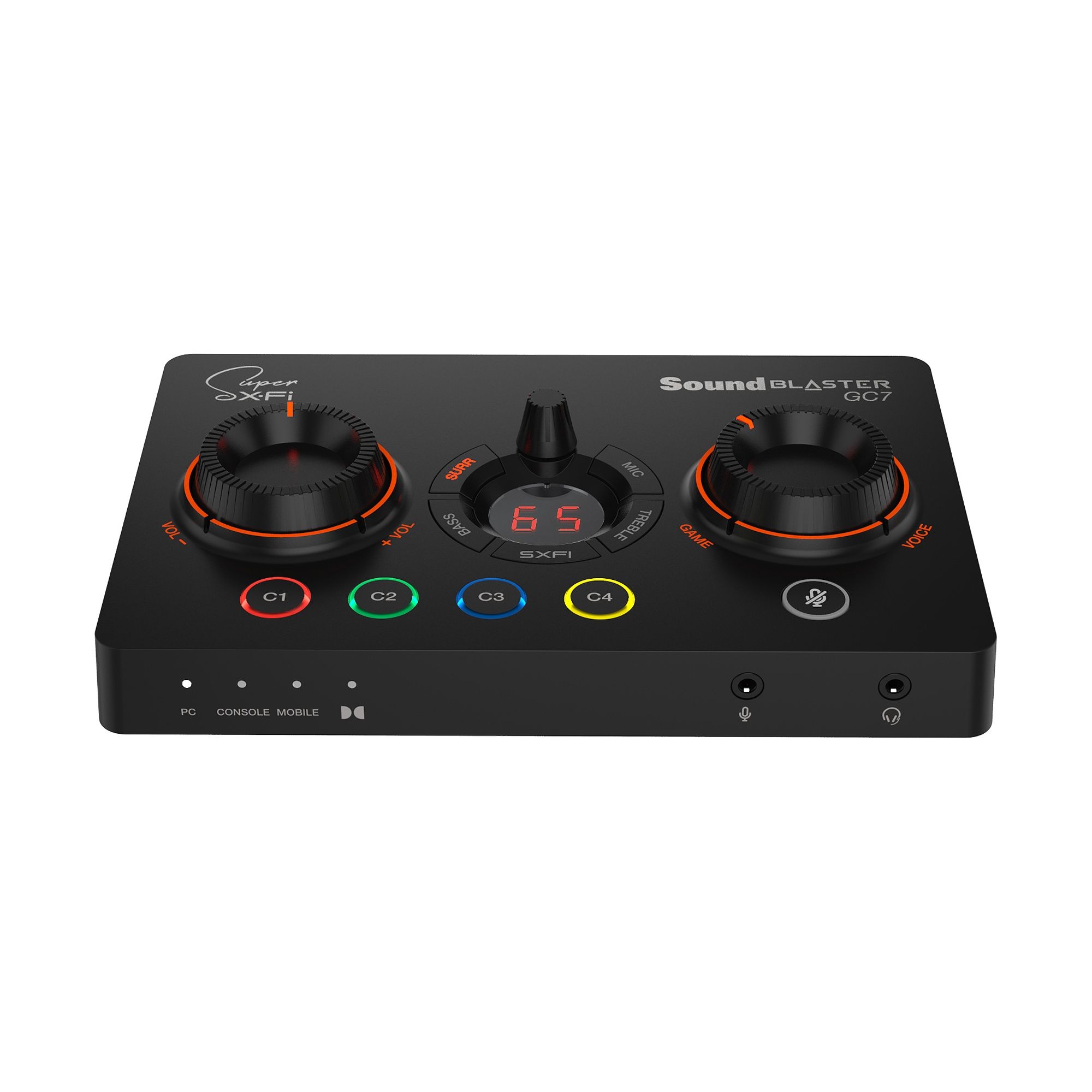 Creative Sound Blaster GC7 - מגבר וכרטיס קול חכם Creative Sound Blaster GC7 כרטיס קול חיצוני ומגבר לגיימינג
