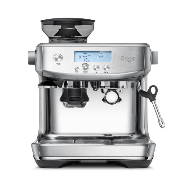 מכונת קפה טוחנת Sage Barista Pro SES878BSS בגימור נירוסטה - מבט חזיתי מכונת קפה טוחנת Sage Barista Pro SES878BSS בגימור נירוסטה - מבט חזיתי