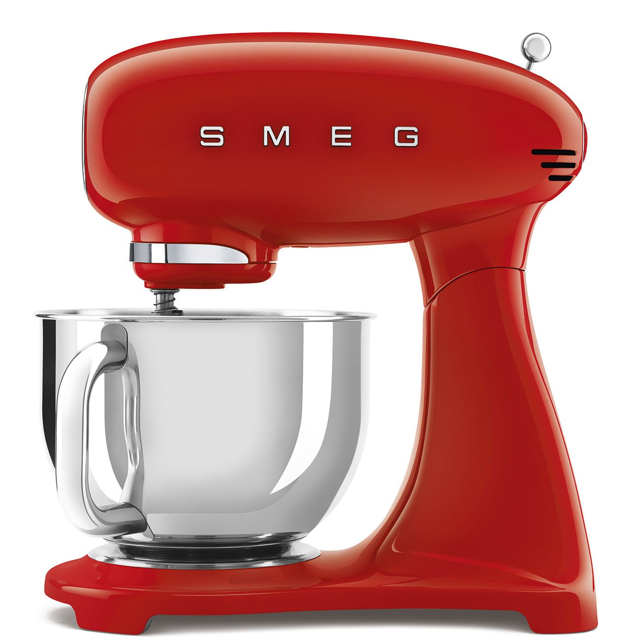 SMEG SMF03RDEU אדום - מיקסר פרימיום בעיצוב איטלקי מיקסר שולחני SMEG SMF03RDEU אדום בעיצוב רטרו עם קערת נירוסטה