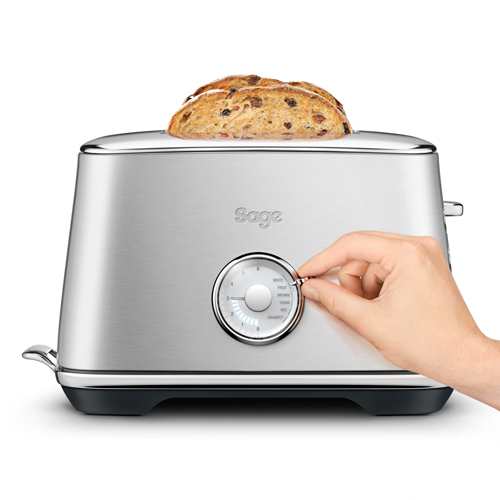 Sage the Toast Select Luxe STA735BSS – בחירת סוג לחם מצנם Sage the Toast Select Luxe STA735BSS בגוון פלדת אל־חלד מוברשת עם בורר תוכניות לחם
