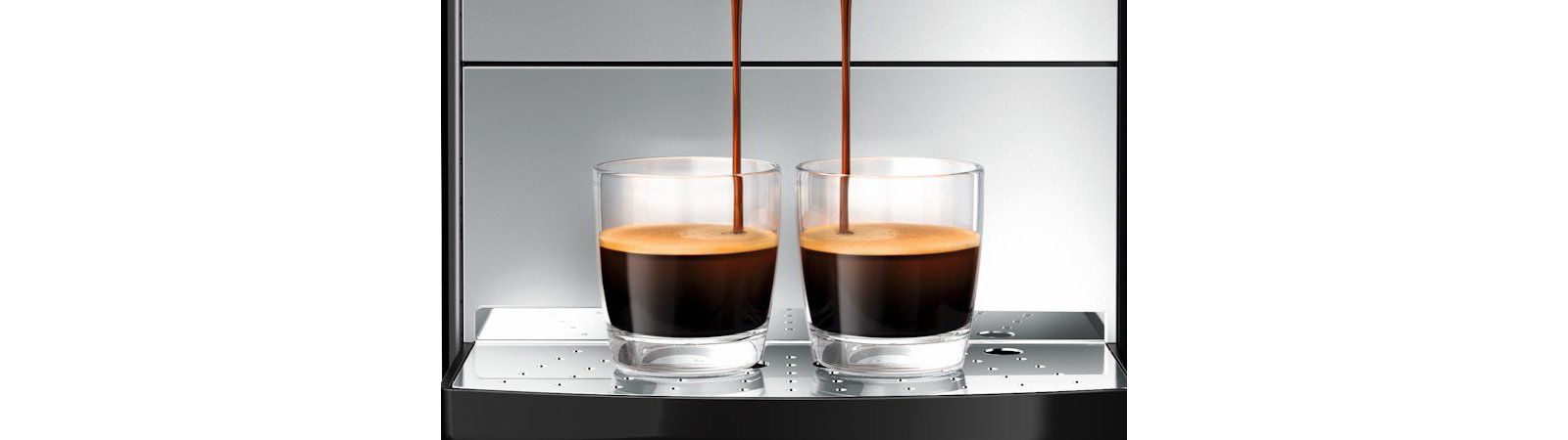 Melitta Solo & Milk Silver – חזית כסופה קומפקטית ברוחב 20 ס״מ