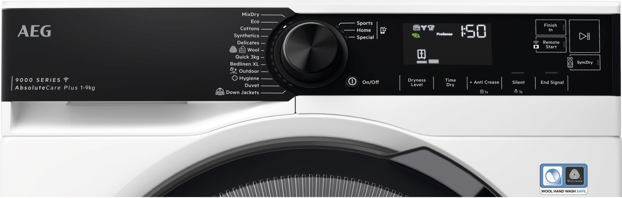 מייבש כביסה AEG T9396OBCM 9 ק