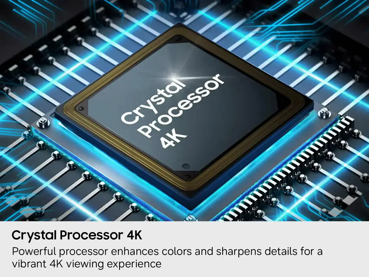 Crystal Processor 4K – Samsung UE75U8000H 75 אינץ׳ מעבד Crystal Processor 4K בטלוויזיית Samsung UE75U8000H 75 אינץ׳