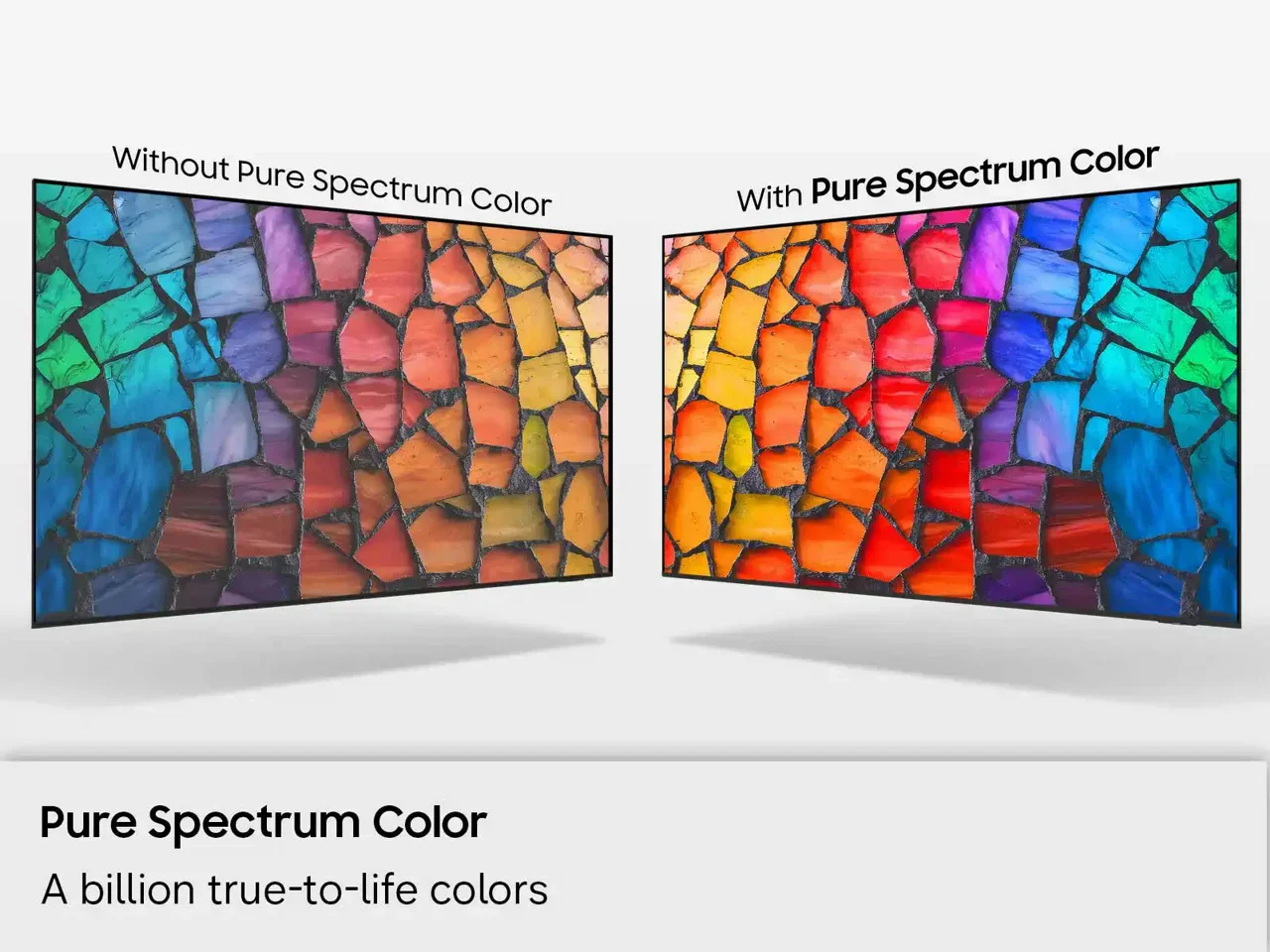 Pure Spectrum Color - Samsung UE85M80H Pure Spectrum Color בטלוויזיית Samsung 85 אינץ׳ דגם UE85M80H