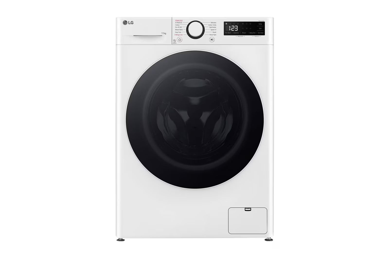 מכונת כביסה LG WF11114WBW לבנה 11 קג