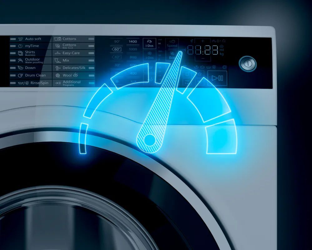 אפליקציית Home Connect לשליטה מרחוק על מכונת הכביסה WG56H209IL מכונת כביסה סימנס WG56H209IL עם אפליקציה Home Connect