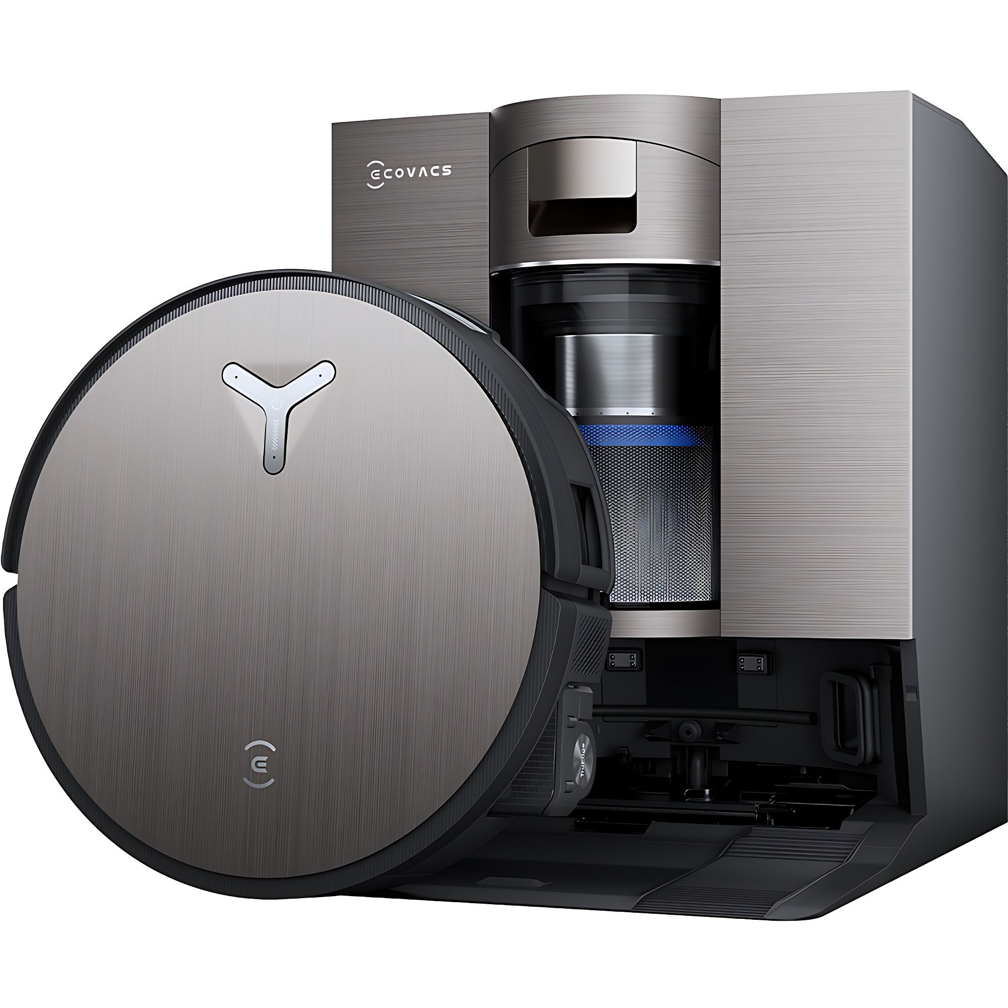 שואב רובוטי שוטף ECOVACS DEEBOT X11 OmniCyclone עם תחנת ריקון ללא שקית
