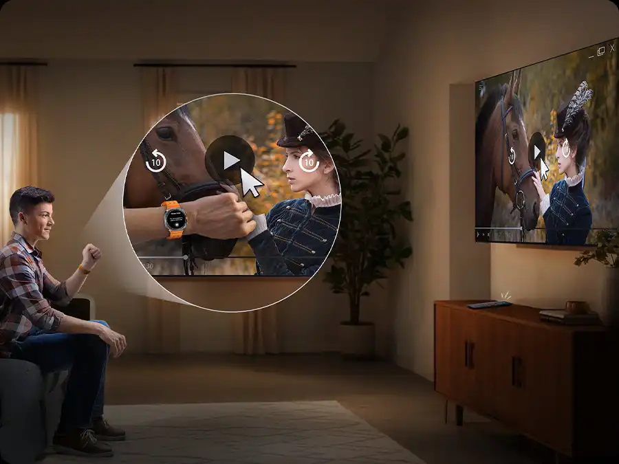 Samsung QE43Q7F –&nbsp;AI&nbsp;Energy&nbsp;Mode לחיסכון
