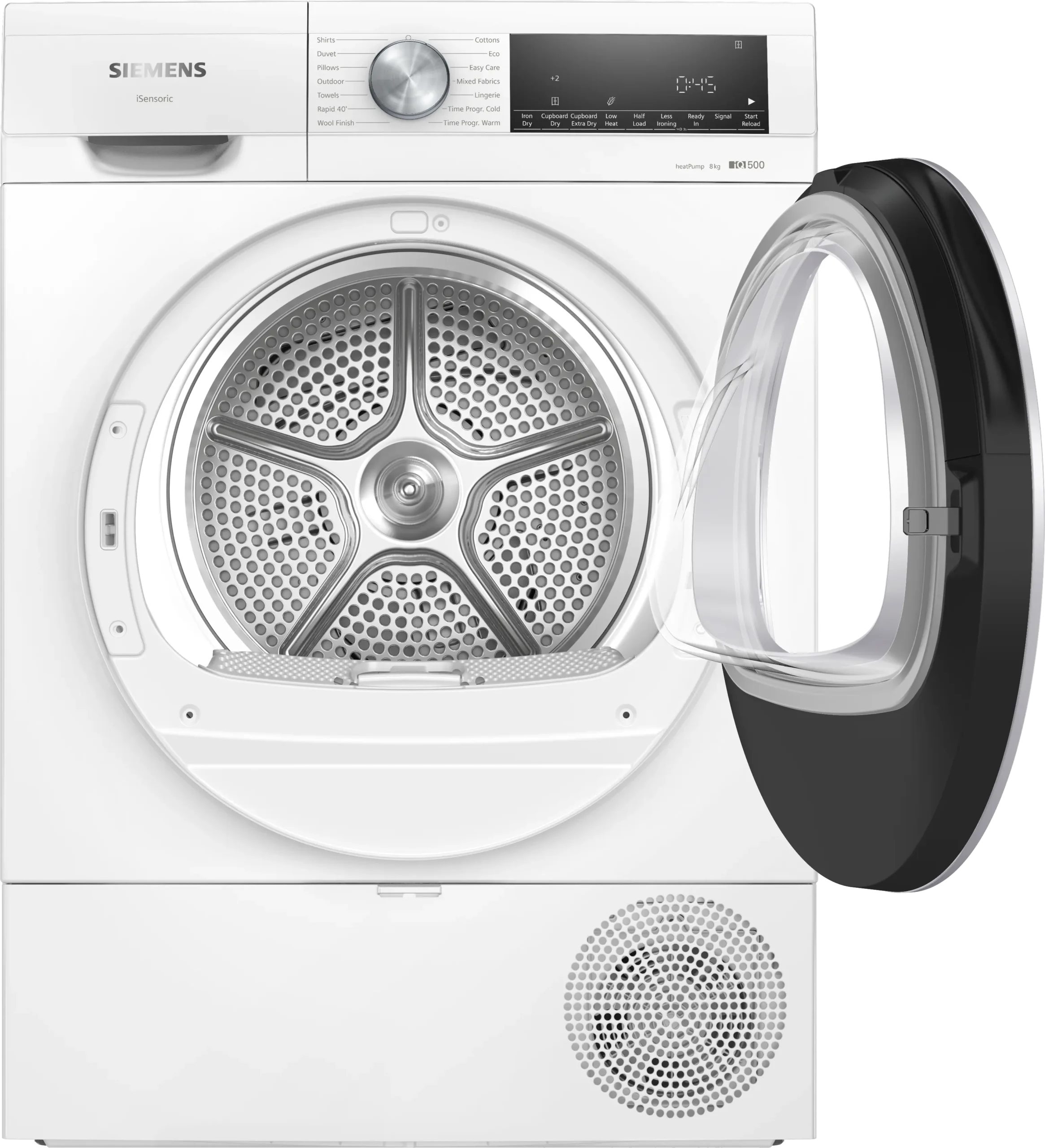 Siemens WQ32G28IL דלת פתוחה ותוף פנימי מייבש כביסה Siemens WQ32G28IL עם דלת פתוחה ותוף פנימי