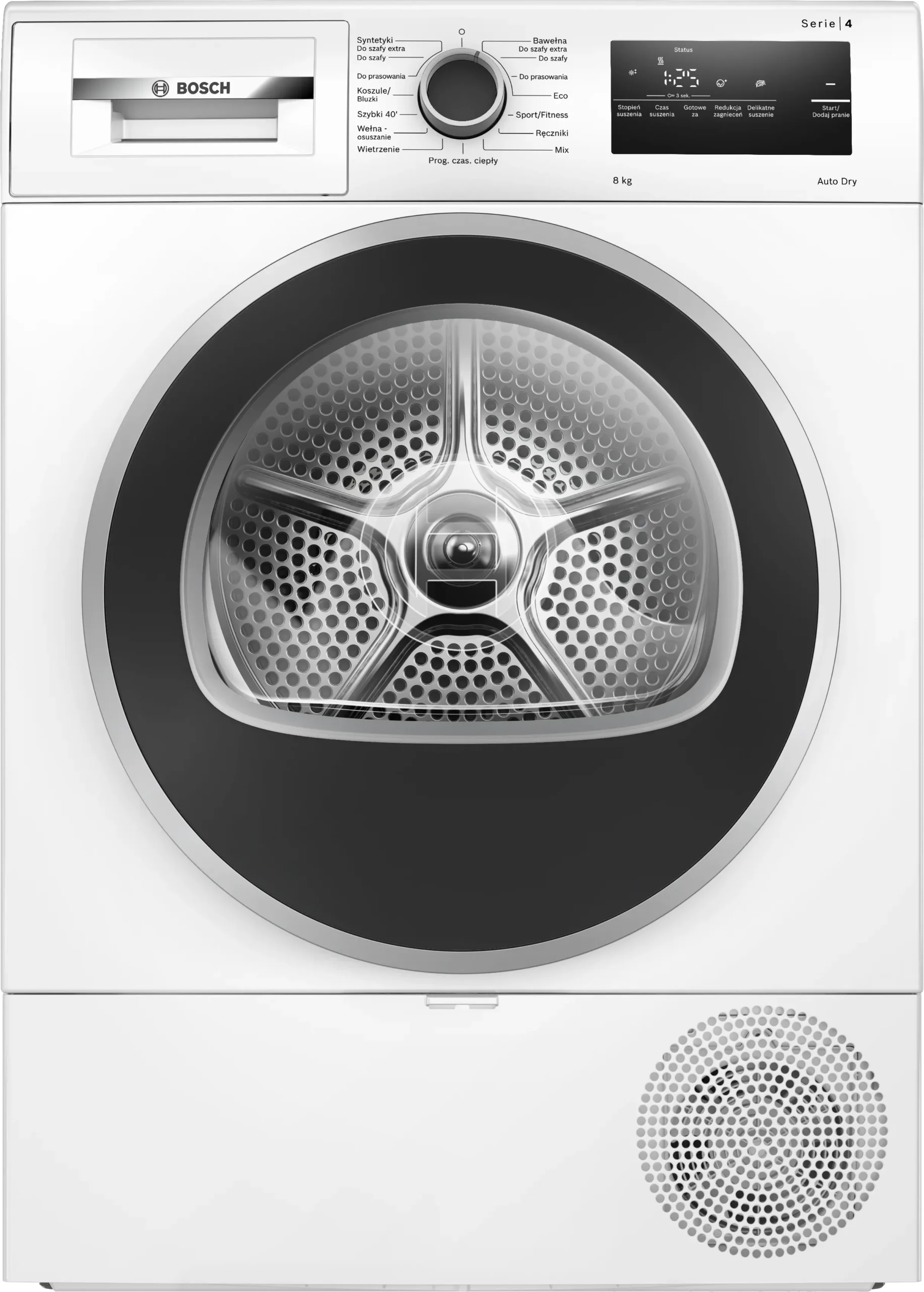 מייבש כביסה Bosch Serie 4 WTH8529EPL משאבת חום 8 ק״ג