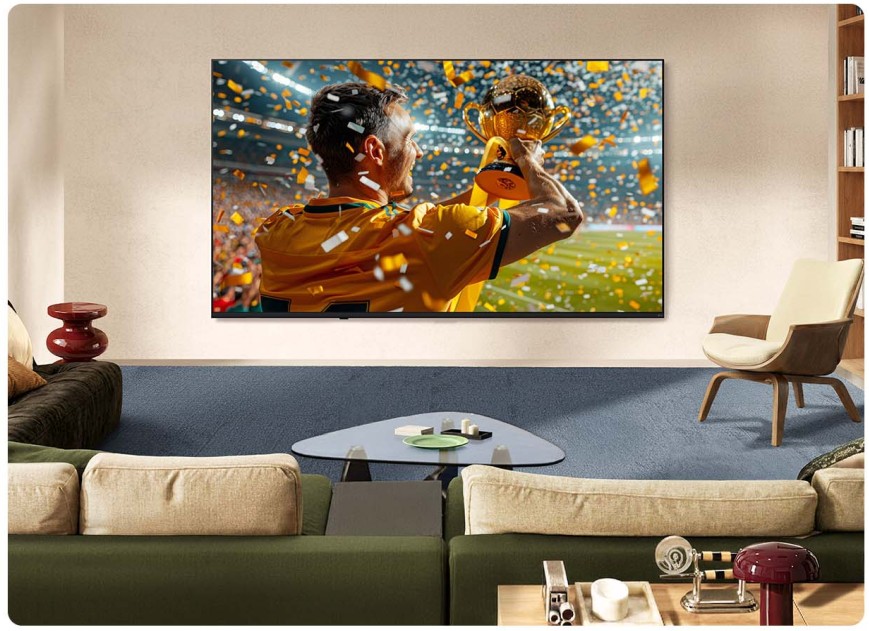 LG 75NU830B6LA טלוויזיית 75 אינץ NANO UHD בסלון