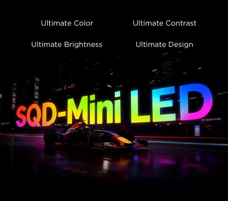TCL 55C7L – טכנולוגיית SQD Mini LED טכנולוגיית SQD Mini LED בטלוויזיה TCL 55C7L 55 אינץ׳