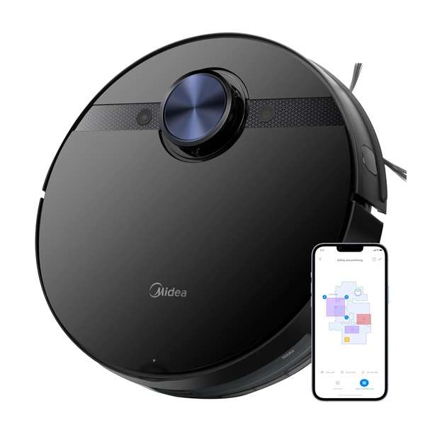 Midea M7 EVO שואב רובוטי לניקוי יבש ורטוב שואב אבק רובוטי Midea M7 EVO בצבע שחור – תמונה ראשית