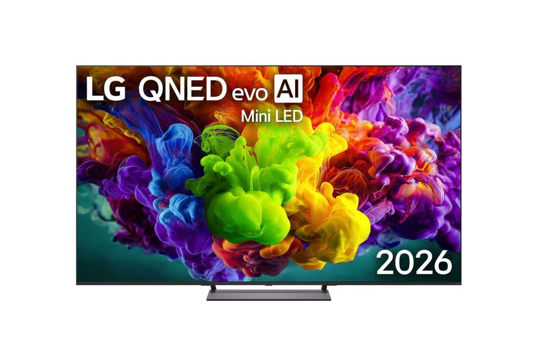 טלוויזיה חכמה 85 אינץ' LG QNED evo AI Mini LED דגם 85QNED93B6A