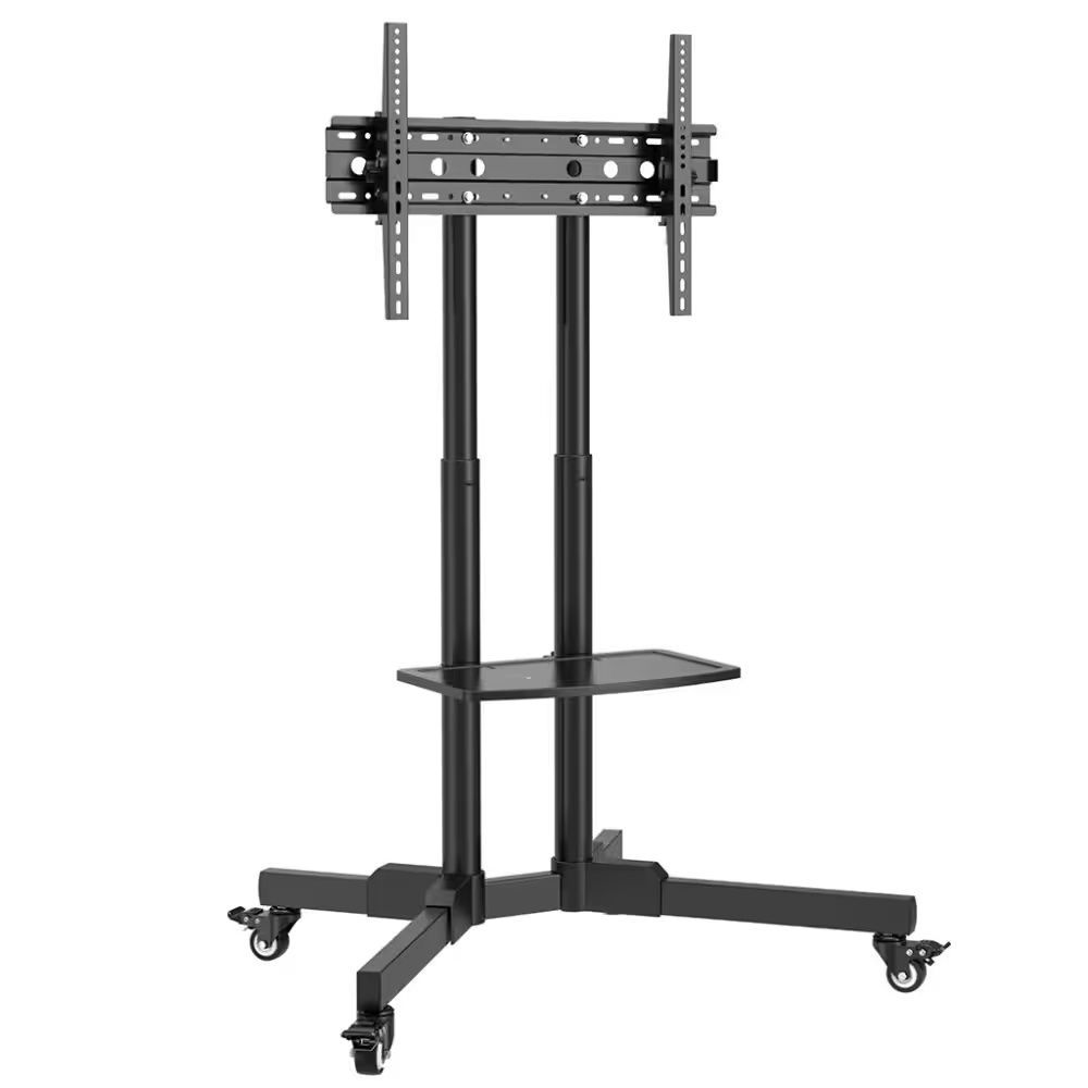 מעמד נייד למסך Audio Line AVA-1400 עם גלגלים ומדף