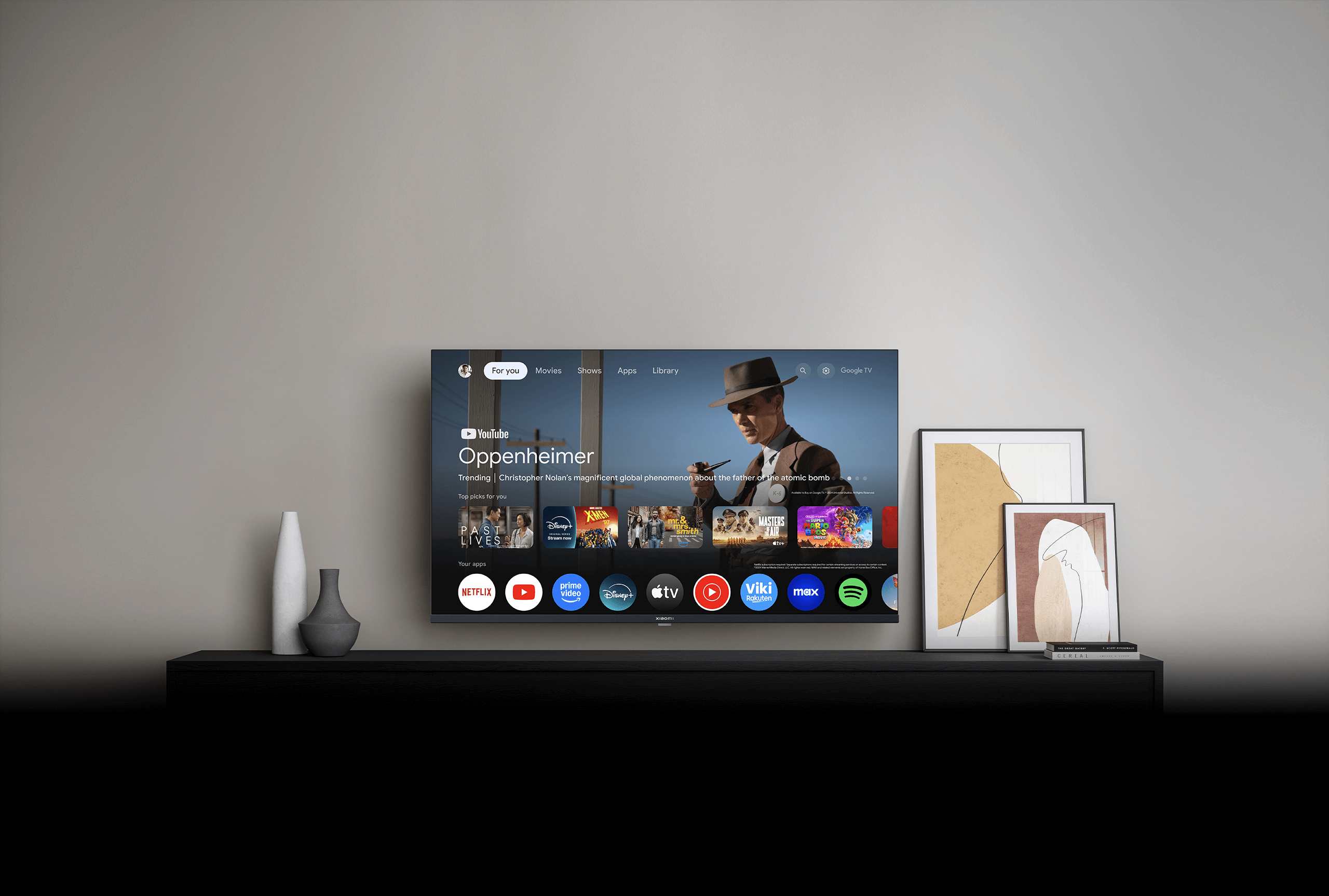 Google TV Xiaomi L32MB-AME ממשק Google TV בטלוויזיה Xiaomi TV A 32 2026 L32MB-AME