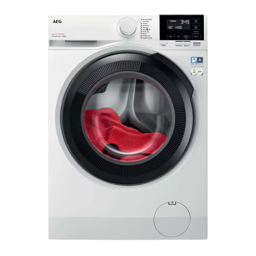 מכונת כביסה AEG LFR61144B סדרת 6000 ProSense בקיבולת 10 ק״ג