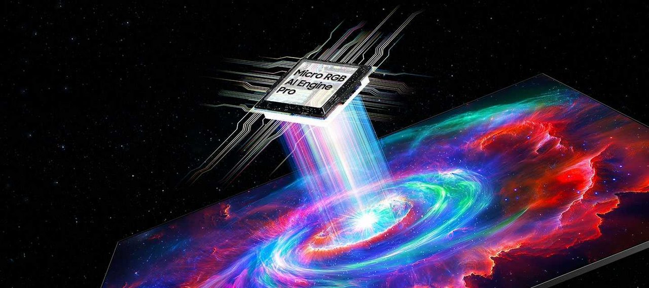 Micro RGB AI Engine Pro בטלוויזיה Samsung MRE75R95H 75 אינץ'