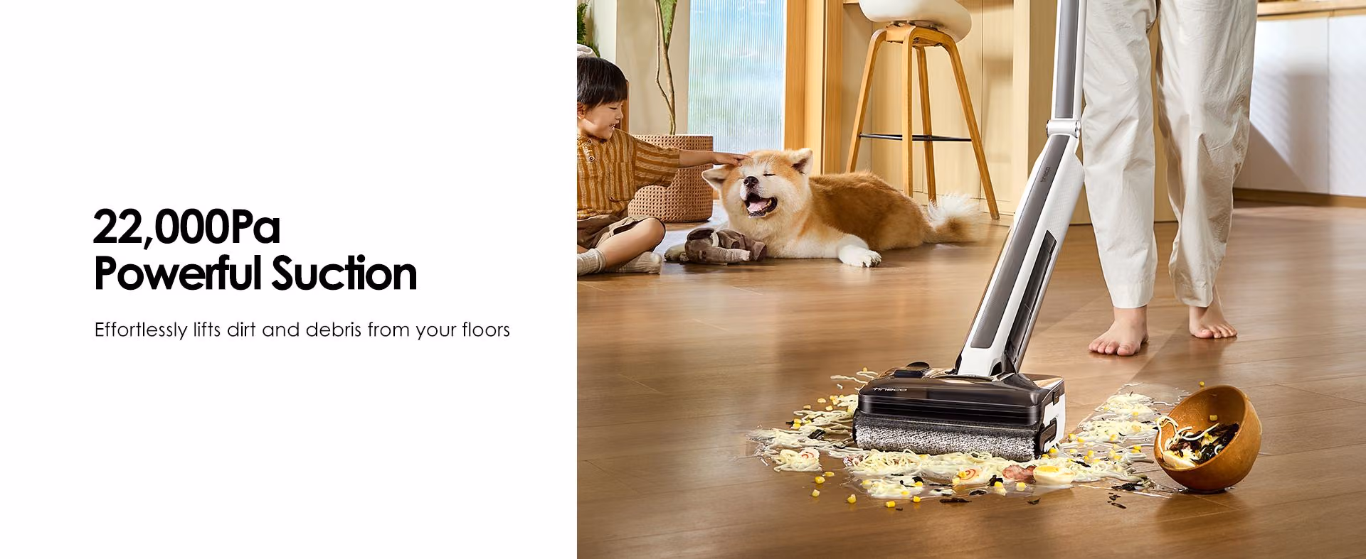 Tineco FLOOR ONE i7 Fold עם מערכת FlashDry