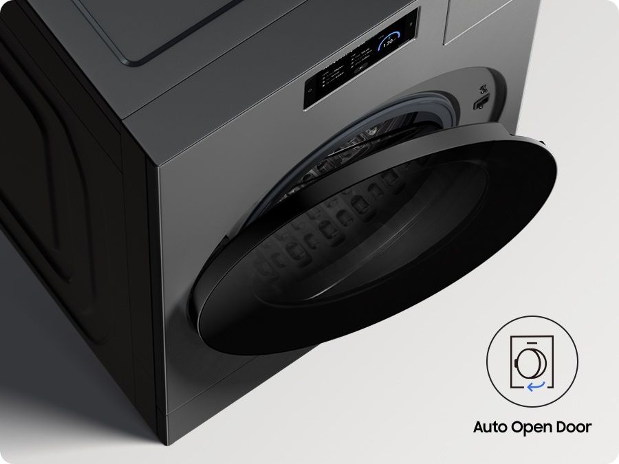 Samsung WD18DB8995BZ מבט מוצר All-in-One Samsung WD18DB8995BZ מכונת כביסה משולבת מייבש מבט מוצר