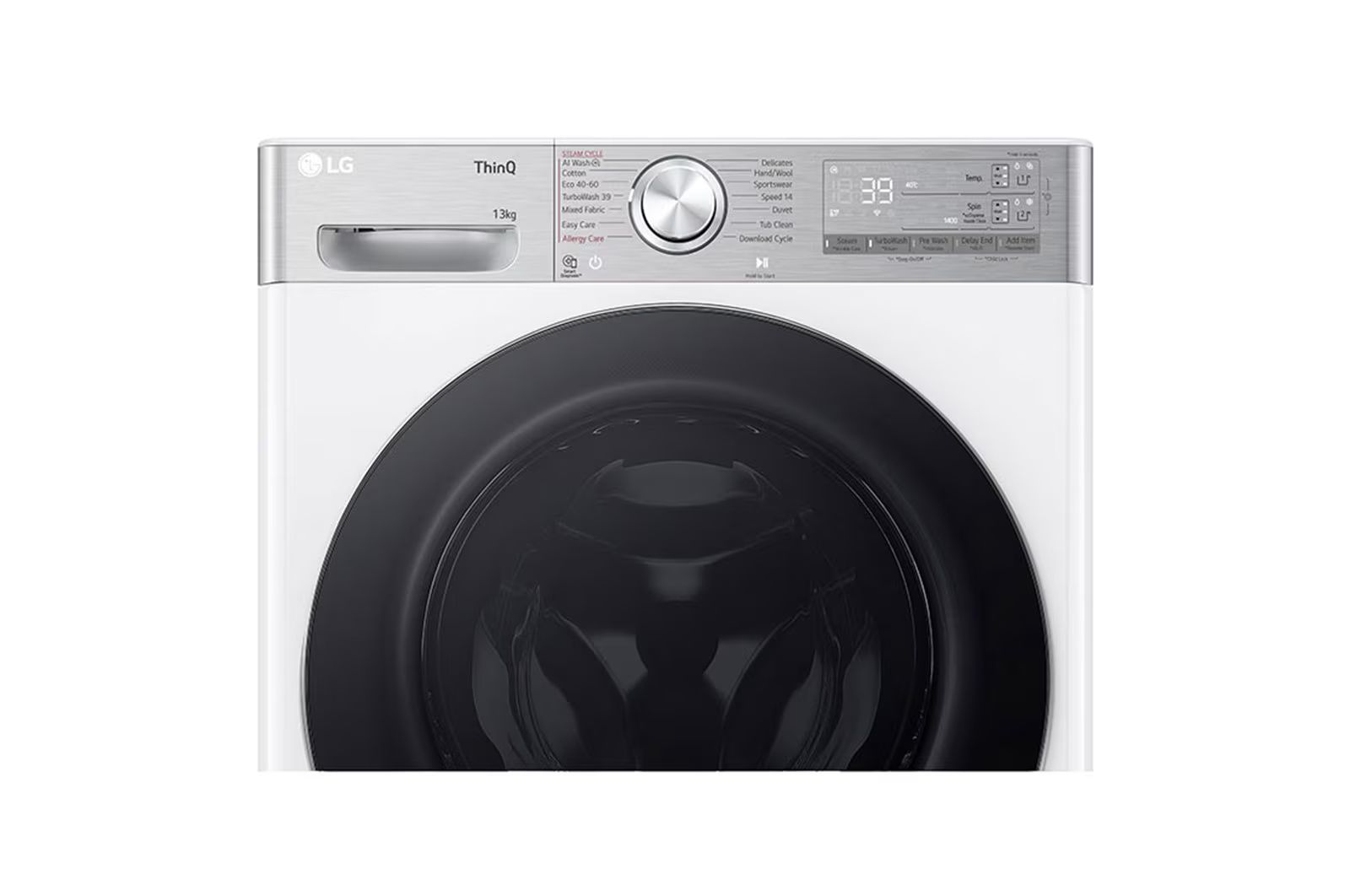 מכונת כביסה LG WF13314WBC פאנל קדמי