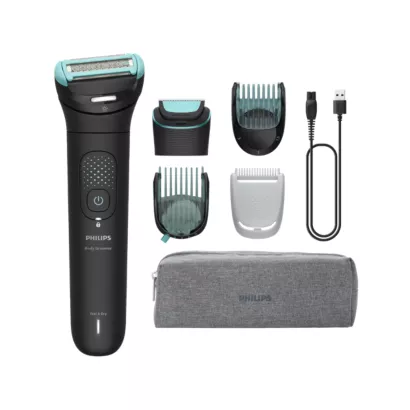 תכולת ערכת Philips BG7470/15 ערכת Philips BG7470/15 עם מסרקים כבל USB תיק ומברשת ניקוי