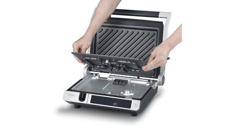 הסרת פלטת הגריל לניקוי ב-CASO SteakMaster Pro