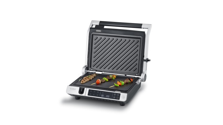 פלטת פסים ופלטה חלקה בגריל CASO SteakMaster Pro