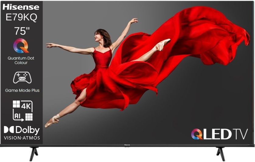 בתמונה רואים טלוויזיה חכמה Hisense דגם 75E79KQ החדש