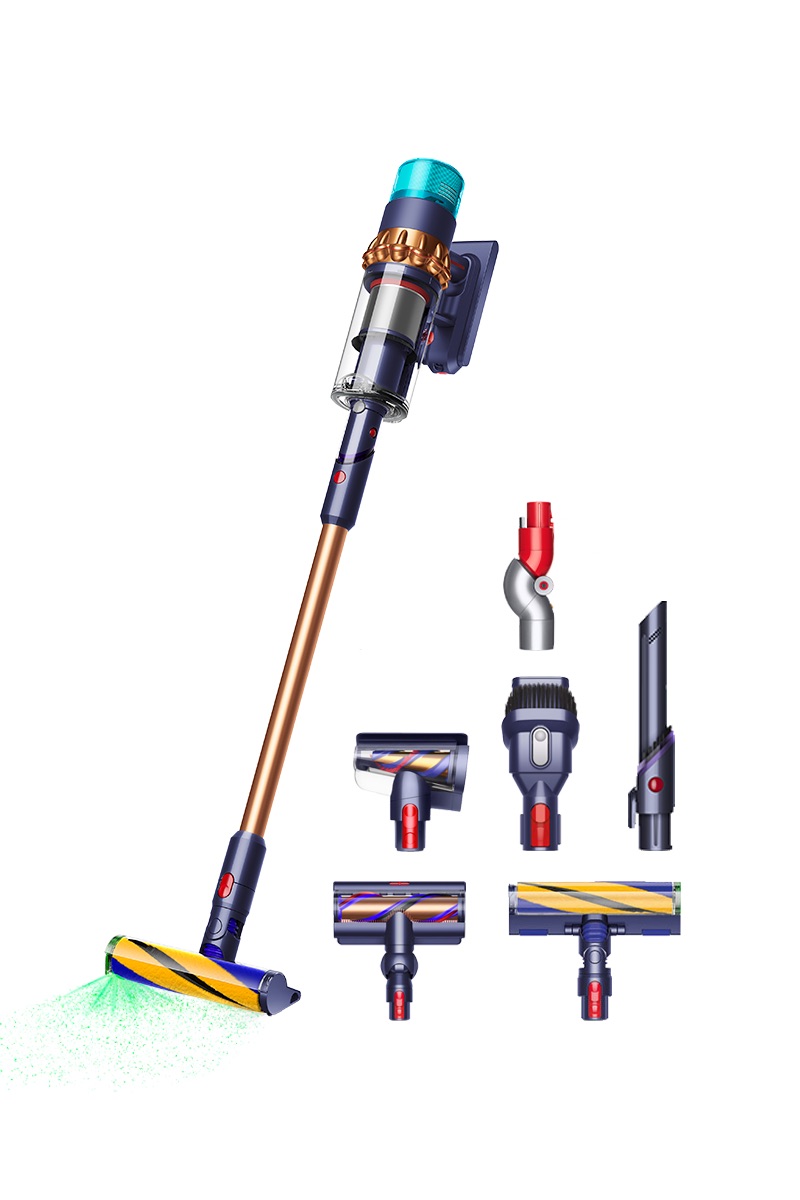 שואב אבק אלחוטי ידני Dyson דגם Gen5Detect Absolute יבואן רשמי שואב האבק העוצמתי והחכם ביותר של Dyson עם מברשת מאירה לגילוי חלקיקי אבק בלתי נראים שאיבה עוצמתית, סינון HEPA מתקדם וזמן העבודה הארוך ביותר של 1 6 Dyson, עם טכנולוגיה לזיהוי אבק והוכחה מדעית על מסך LCD. מערכת סינון HEPA הלוכדת ביעילות 99.99% מהחלקיקים, עד גודל של 0.1 מיקרון