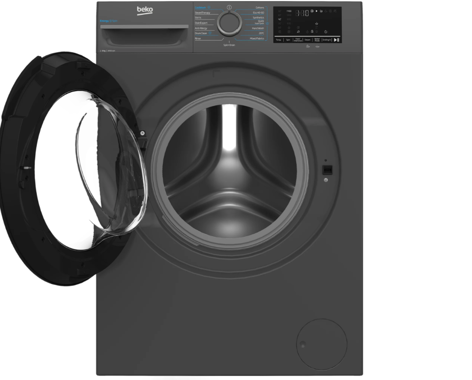 Beko BK8320ATUM עם דלת פתוחה וגישה לתוף