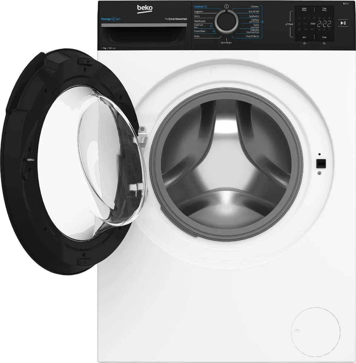 BEKO BK7129UM עם דלת פתוחה ותוף הכביסה