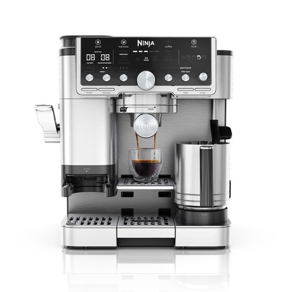 מכונת אספרסו חצי אוטומטית Ninja Luxe Café Pro Series ES703 במבט חזיתי