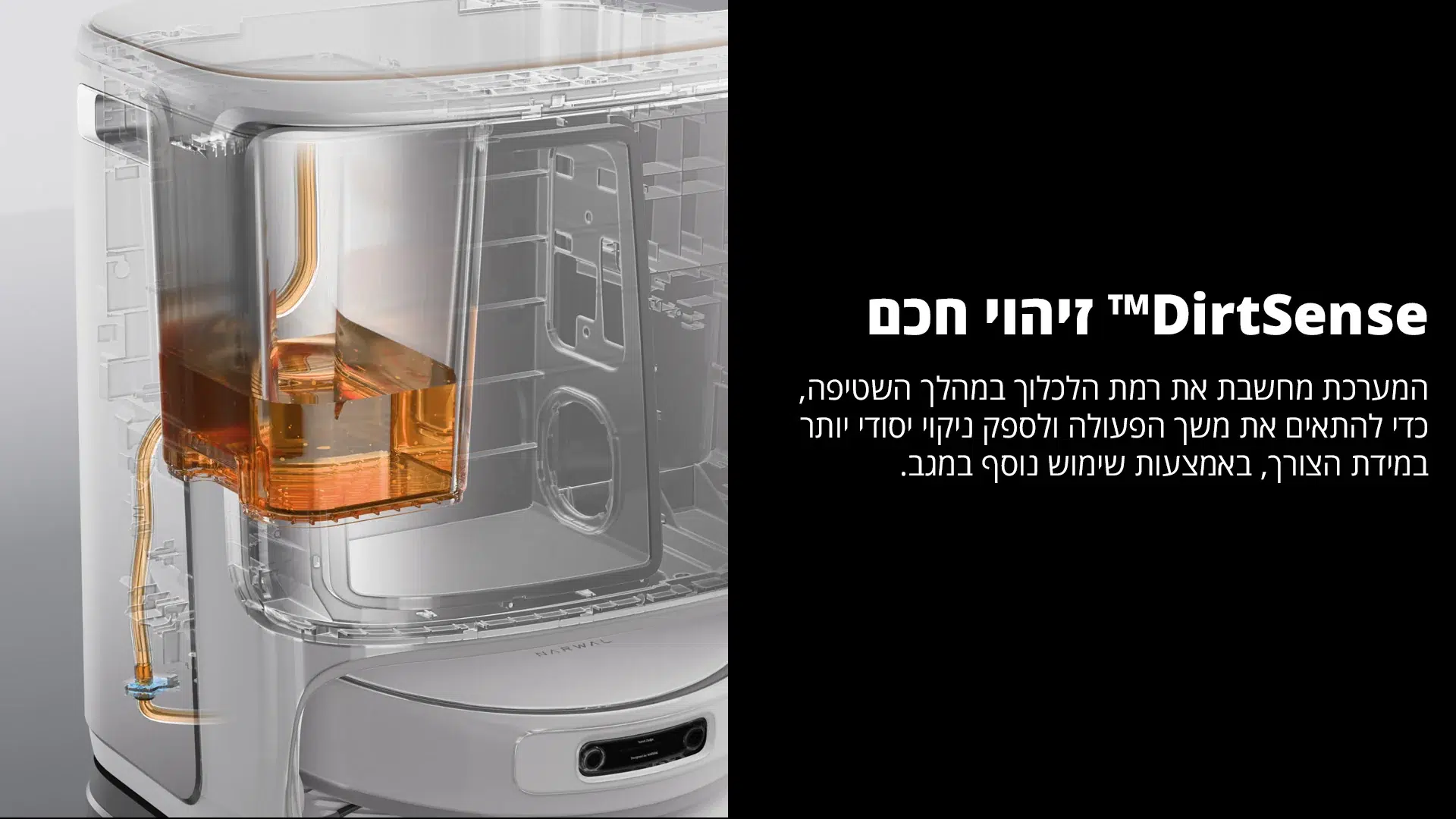 מערכת DirtSense לזיהוי לכלוך במטליות